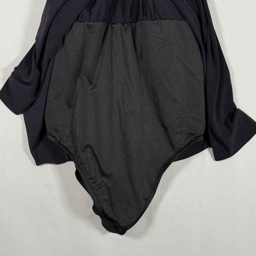 MAGICSUIT NWT Solid High-Neck One-Piece Swimsuit Black 8 Control Sexy $152‎ USA